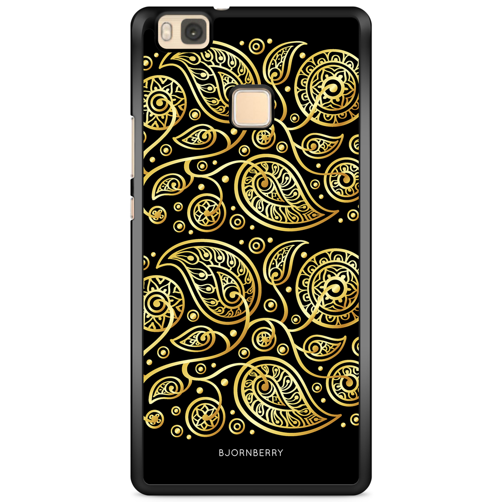 Huawei P9 Lite Case - Gold Flowers