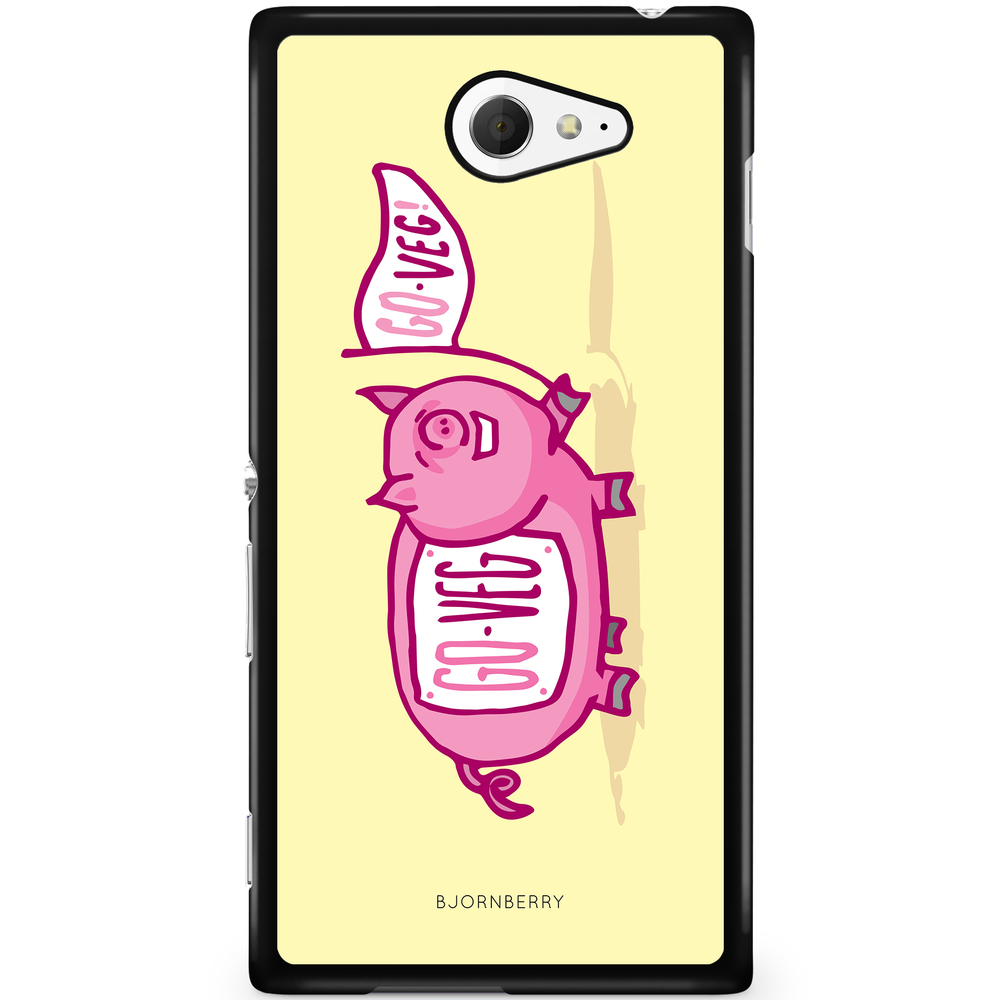 Sony Xperia M2 Aqua Case - Pink Pig