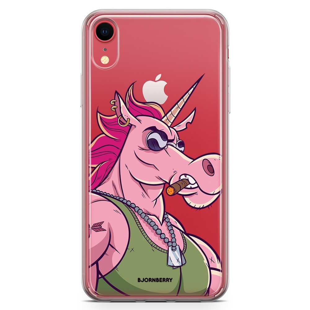 iPhone XR Fashion Case - Unicorn Muscle