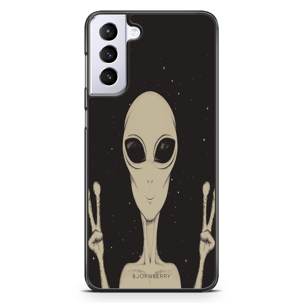 Samsung Galaxy S21 Plus Case - Peace Alien