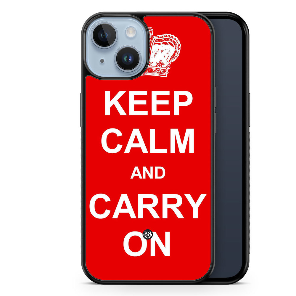 iPhone 14 Plus Case - Keep calm carry on