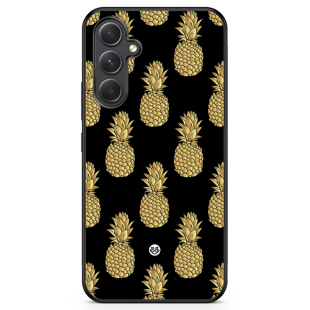 Samsung Galaxy A54 5G Case - Gold Pineapples