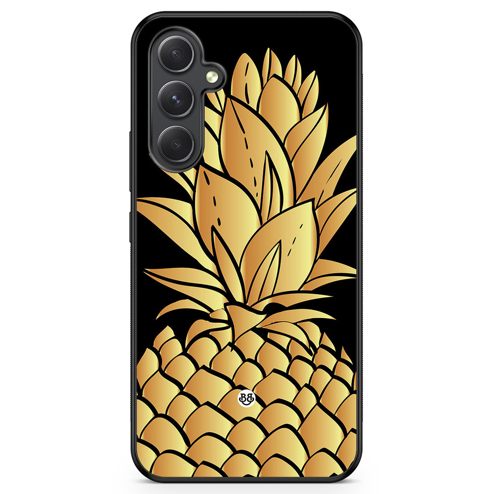 Samsung Galaxy A54 5G Skal - Guldig Ananas | Mobilskal & Mobilfodral BJORNBERRY
