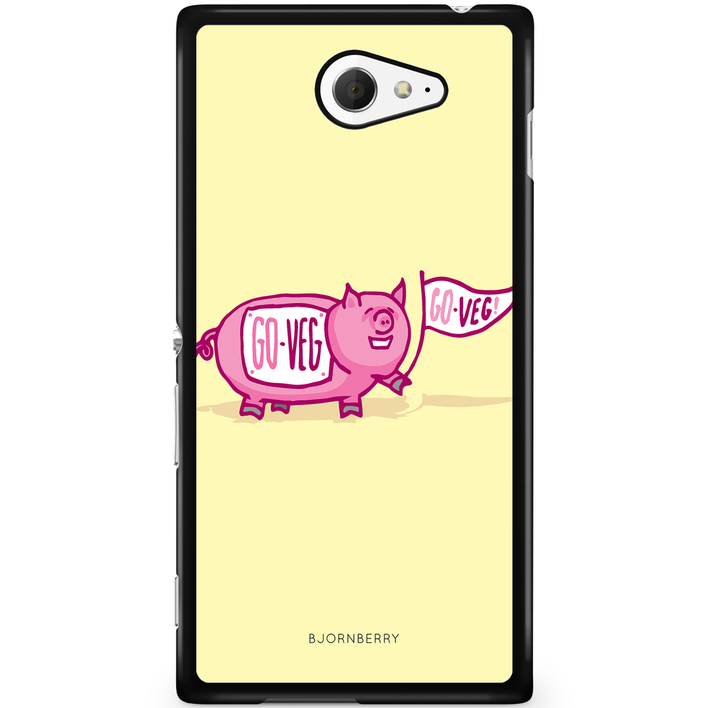 Sony Xperia M2 Aqua Case - Pink Pig