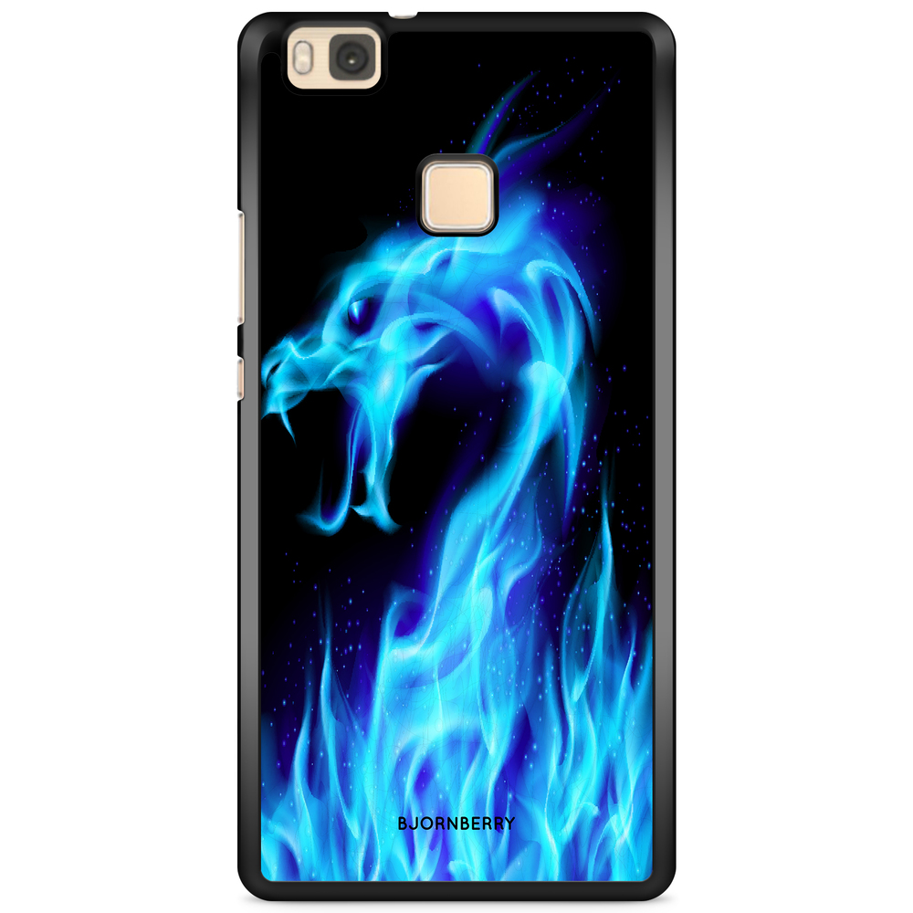 Huawei P9 Lite Case - Blue Flames Dragon