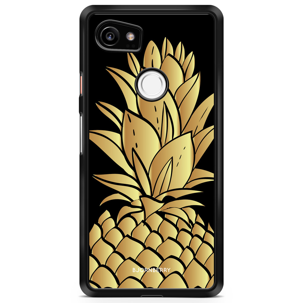 Google Pixel 2 XL Case - Gold Pineapple