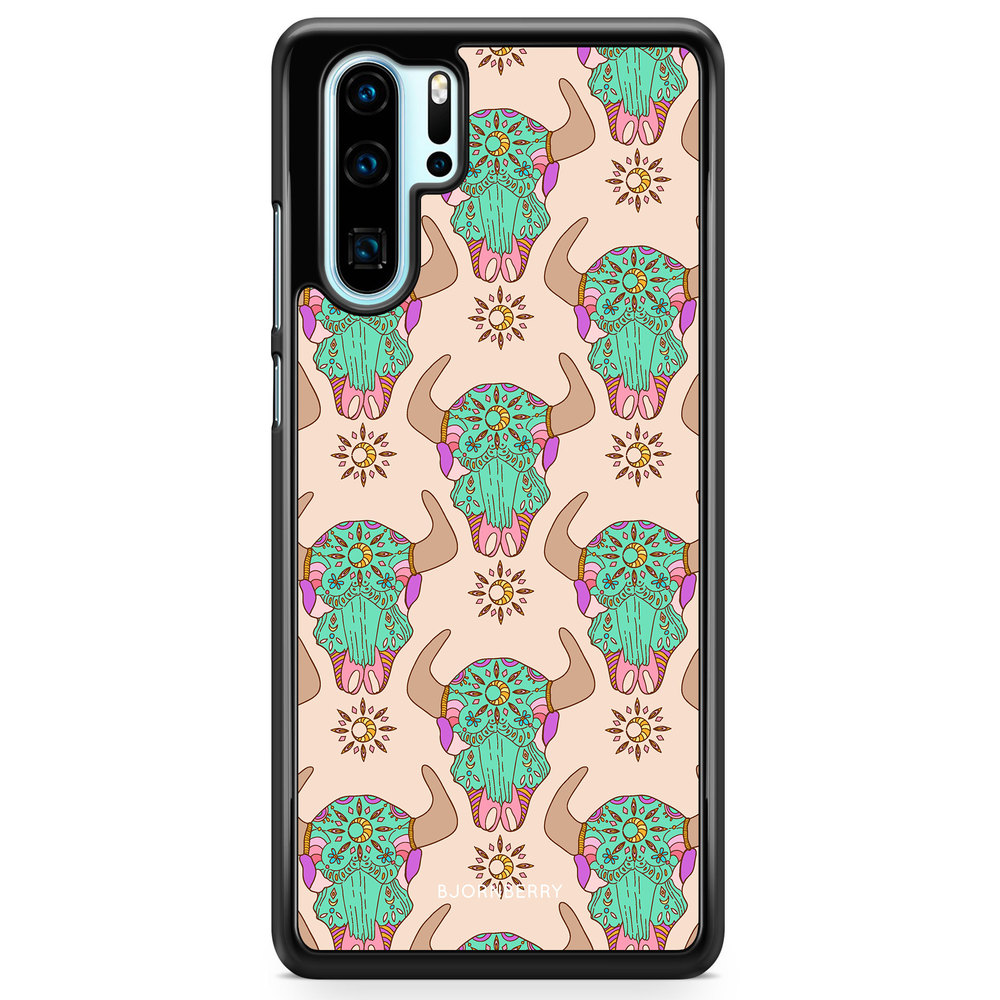 Huawei P30 Pro Case - Beautiful Skulls