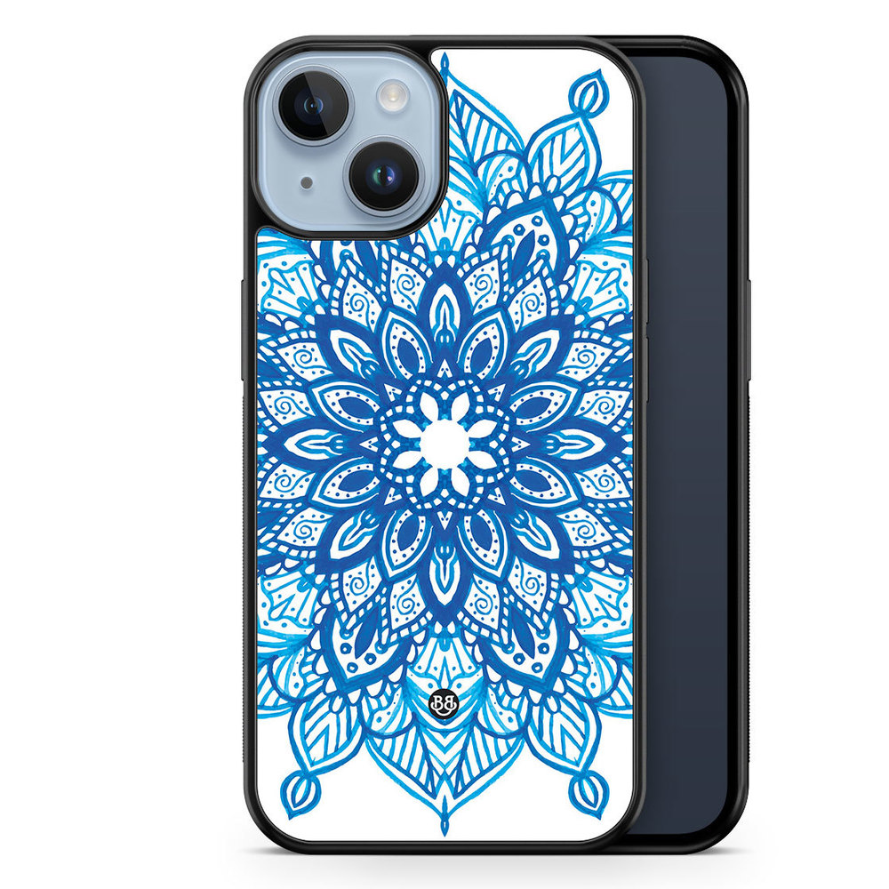 iPhone 14 Plus Case - Blue Mandala