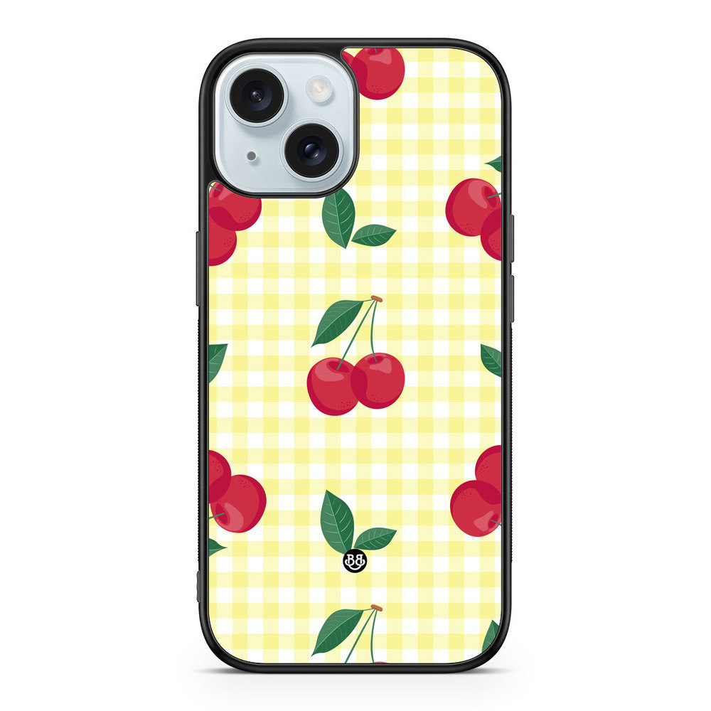iPhone 15 Case - SUMMER GARDEN - Cherry Kiss