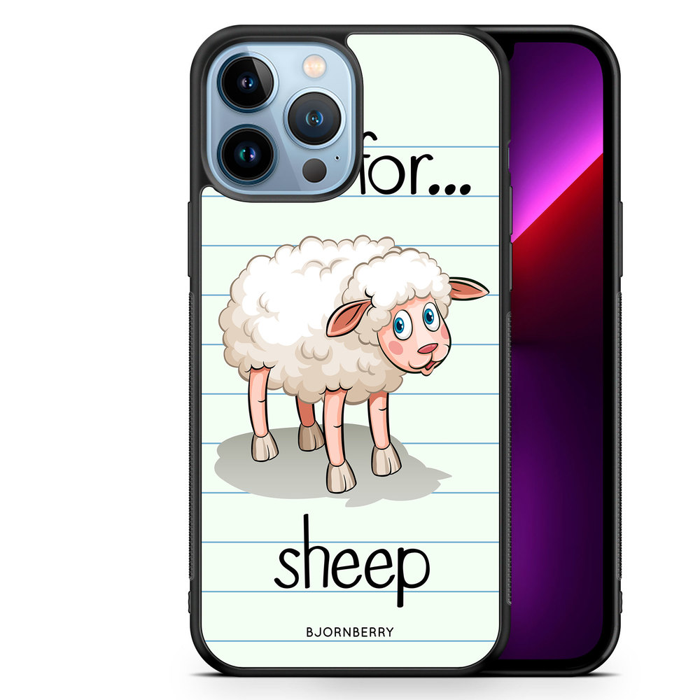 iPhone 13 Pro Max Case - S is for Sheep