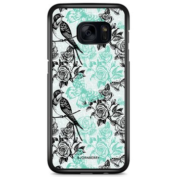 Samsung Galaxy S7 Edge Skal - Fåglar & Rosor