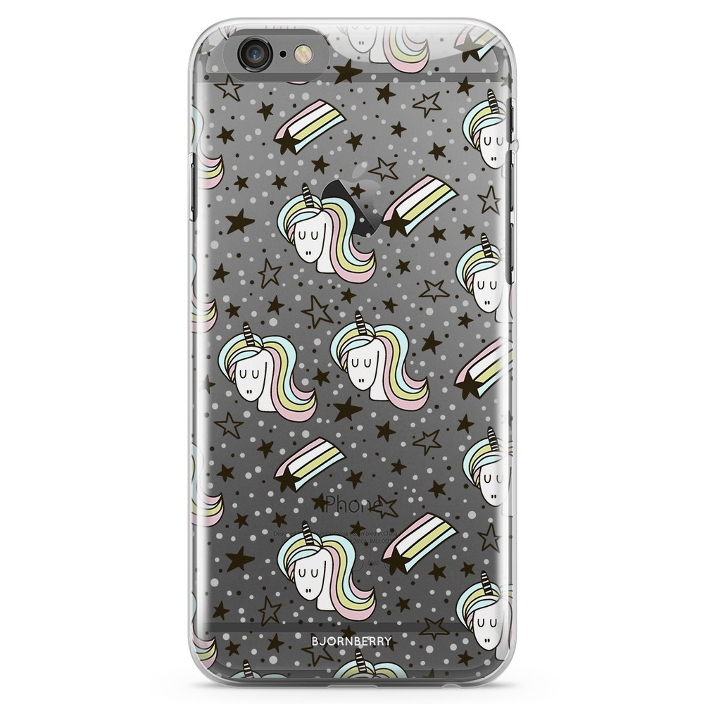 iPhone 6/6s TPU Case - Unicorn Pattern