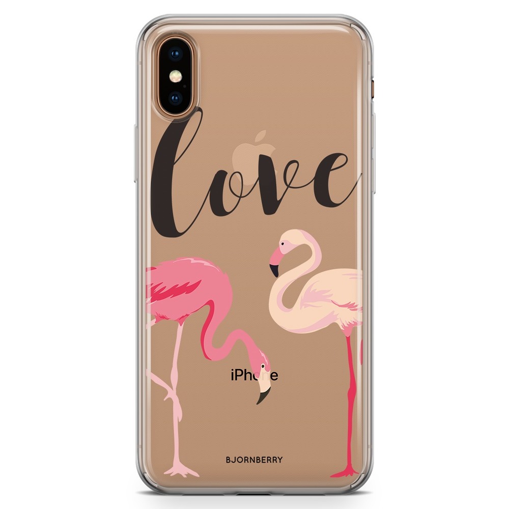 iPhone Xs Max Fashion Skal - Love Flamingo