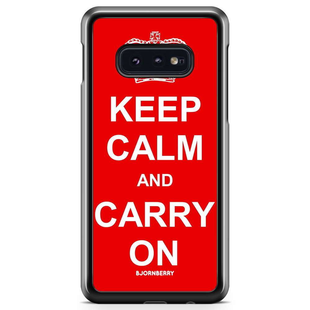 Samsung Galaxy S10e Case - Keep calm carry on