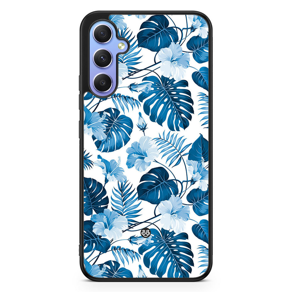 Samsung Galaxy A34 5G Case - Blue Flowers