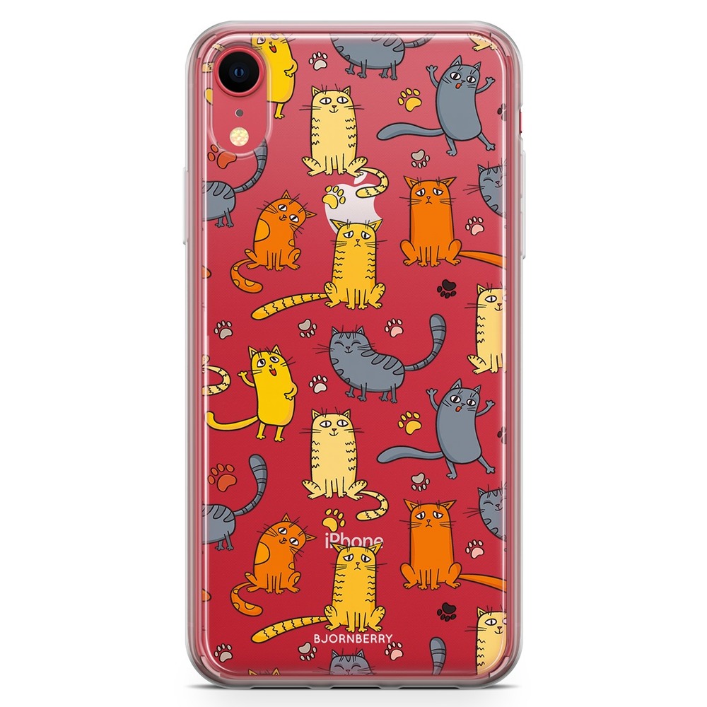 iPhone XR Fashion Case - Cat pattern