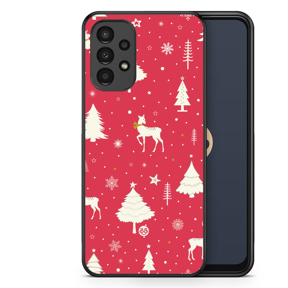 Samsung Galaxy A13 Case - Red Christmas