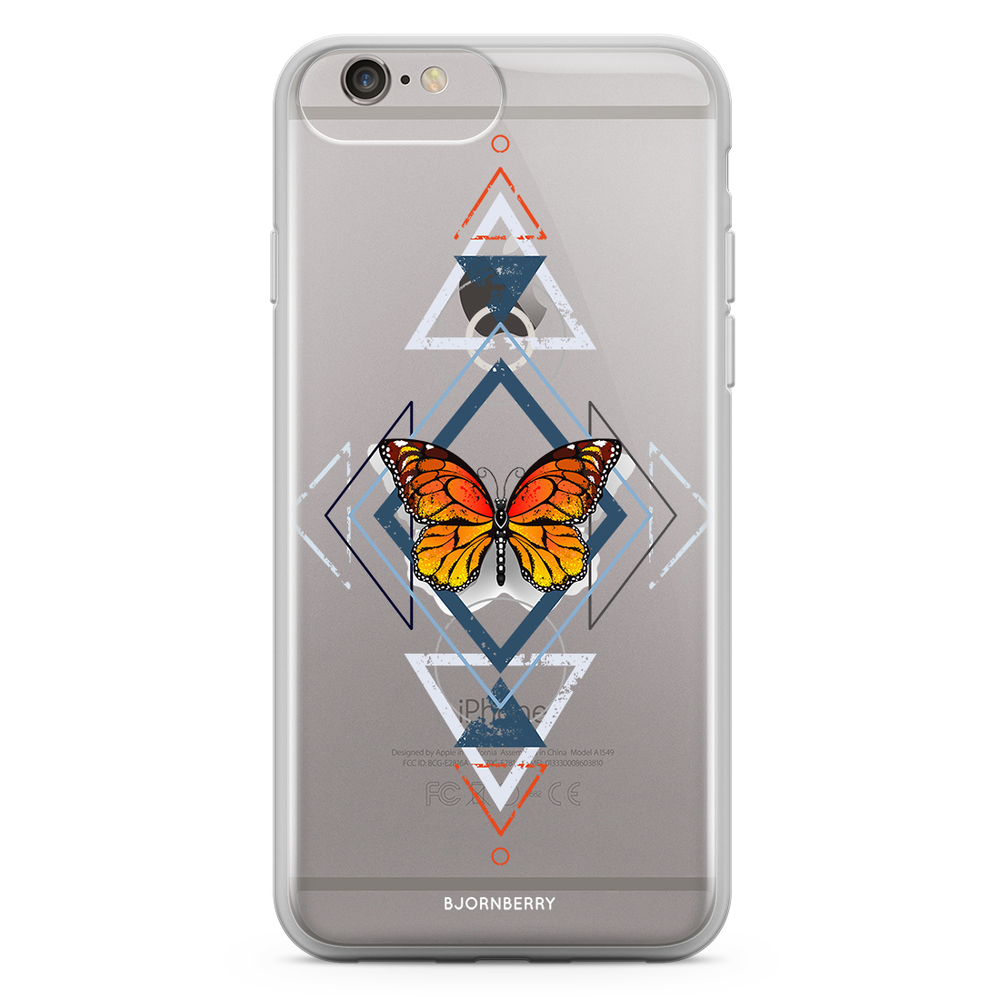 iPhone 6 Plus/6s Plus Fashion Case - Butterfly