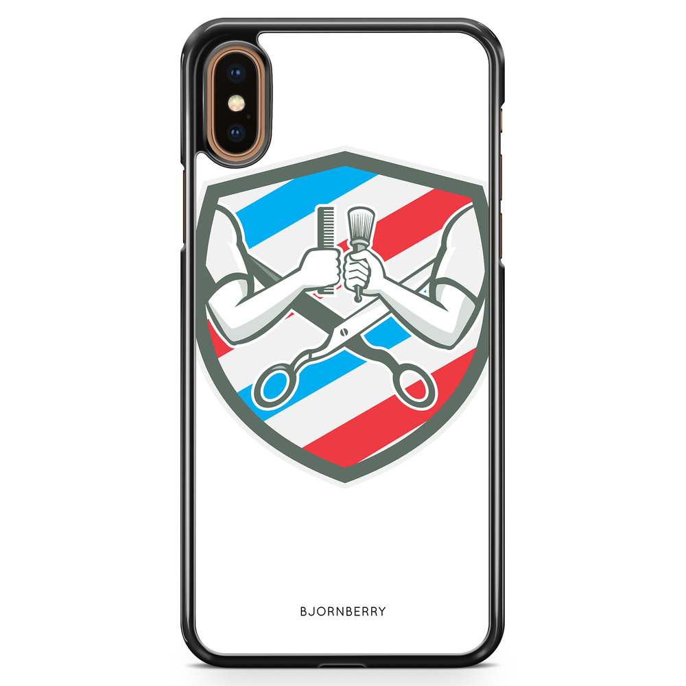 iPhone XS Max Case - Barber Logo