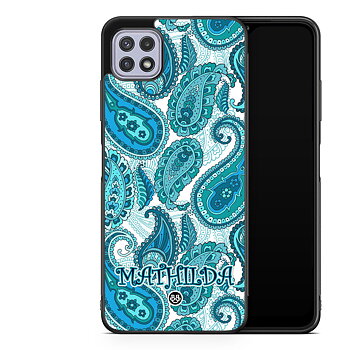 Samsung Galaxy A22 4G Custom Case - Paisley Name