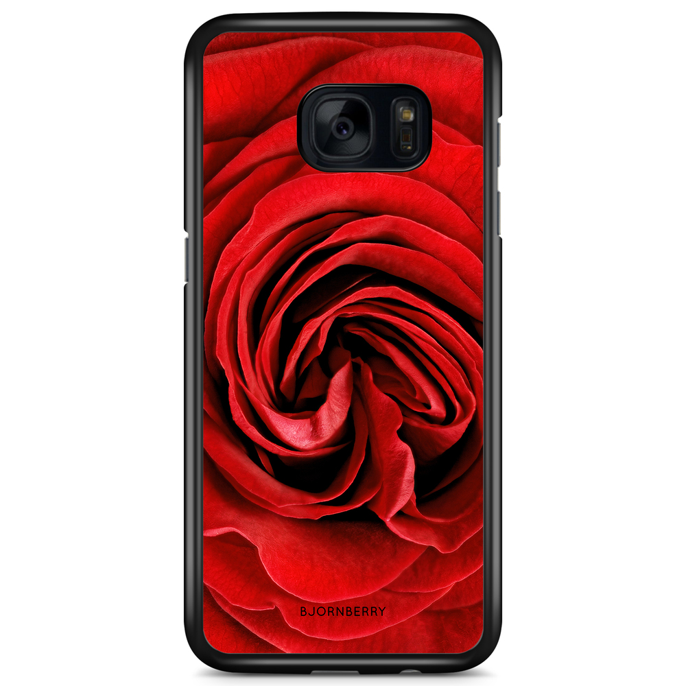 Samsung Galaxy S7 Edge Case - Red Rose