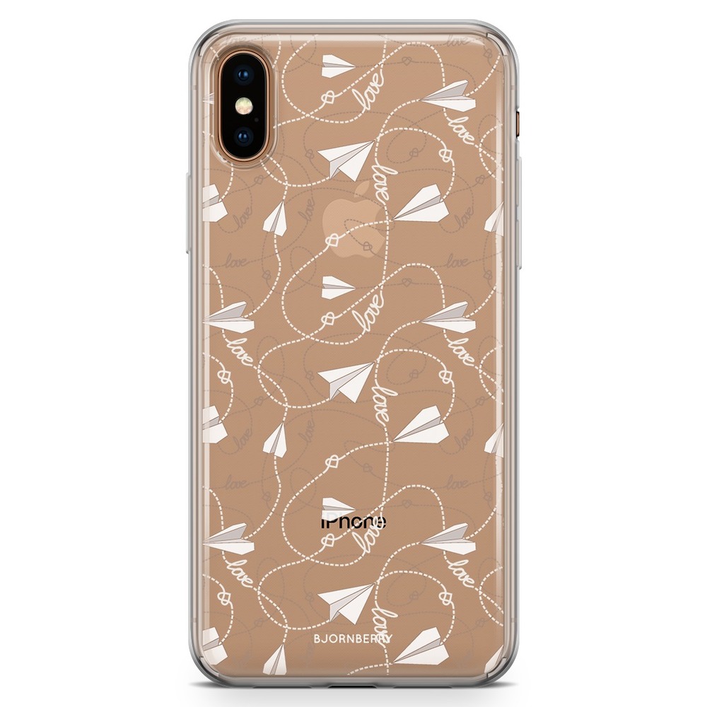 iPhone Xs Max Fashion Skal - Pappersflygplan