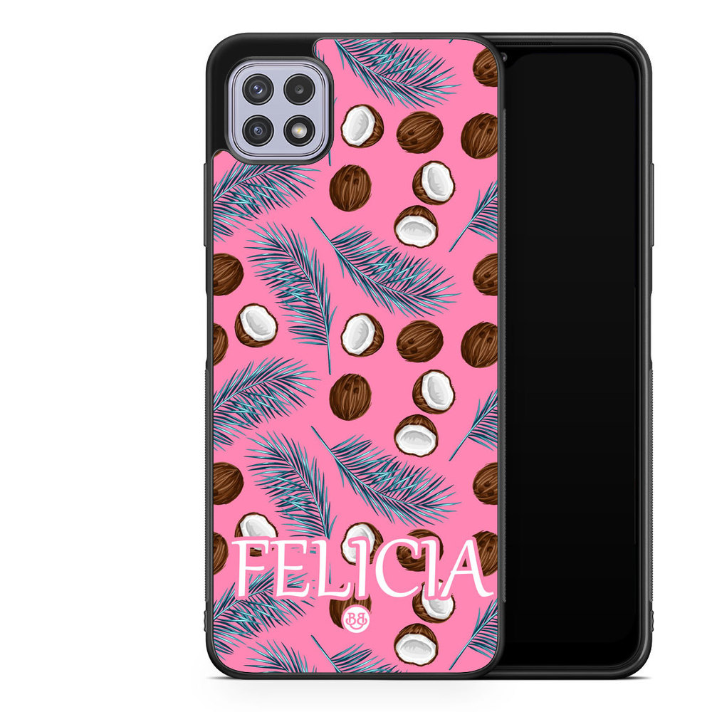 Samsung Galaxy A22 4G Custom Case - Tropical Name