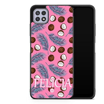 Samsung Galaxy A22 4G Custom Case - Tropical Name