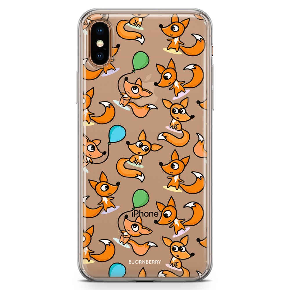 iPhone Xs Max Fashion Skal - Små rävar