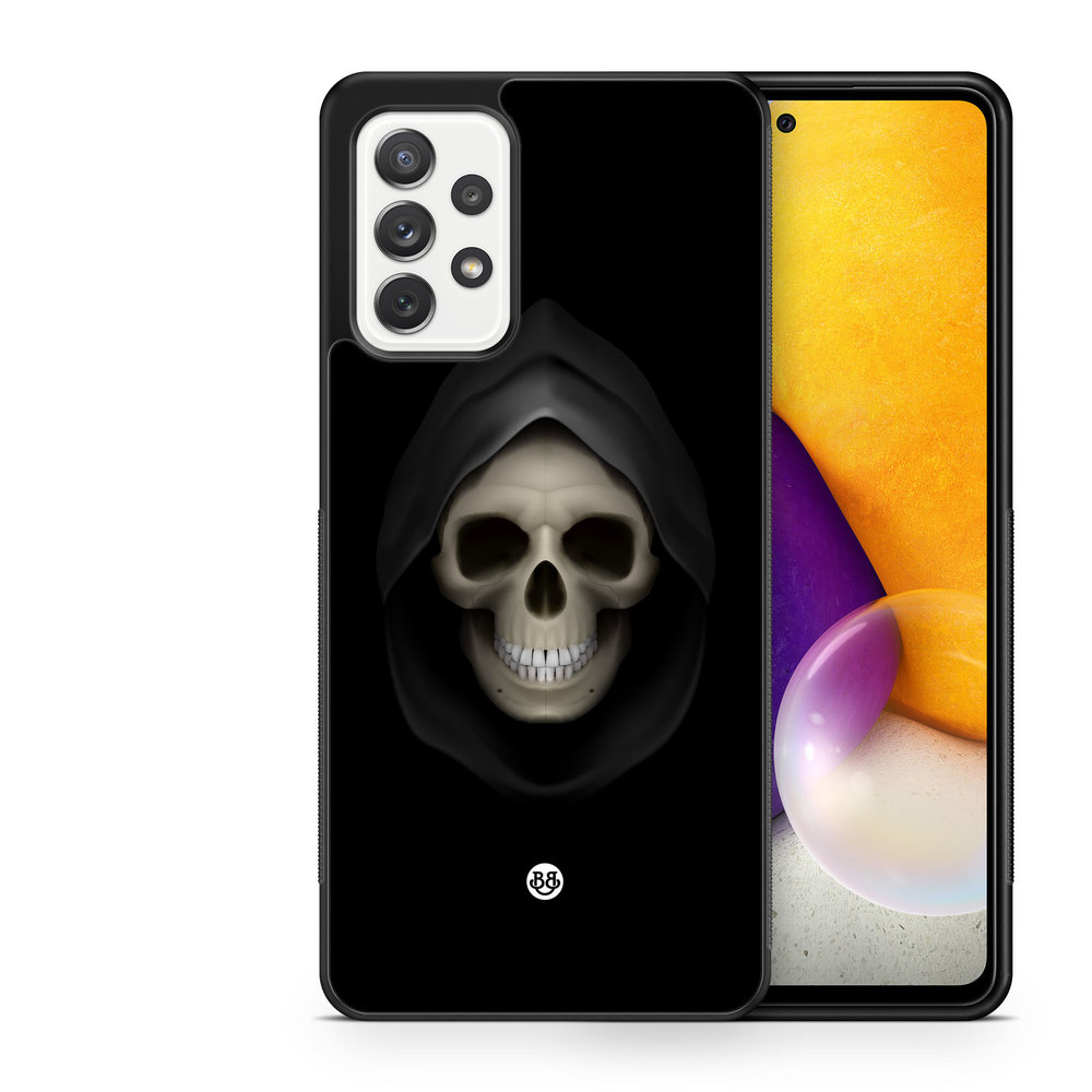 Samsung Galaxy A52/A52s 5G Case - Svart Dödskalle