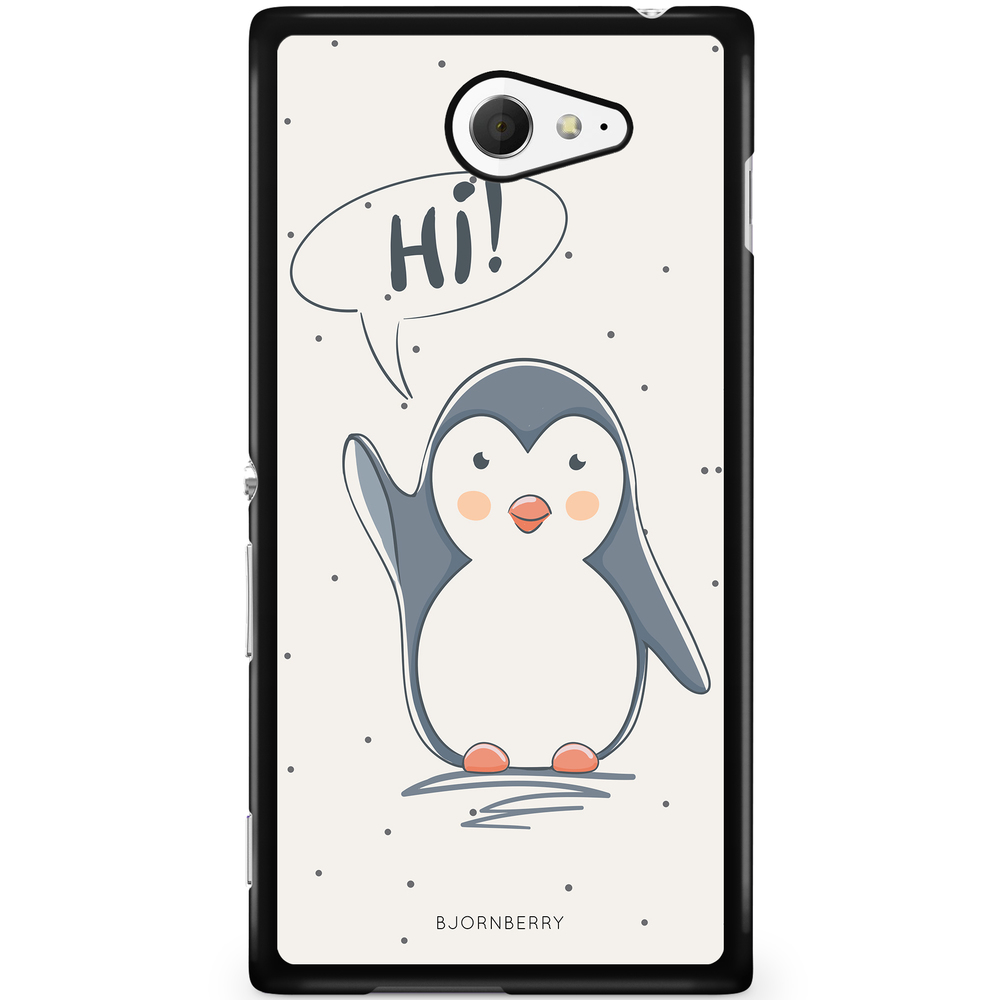 Sony Xperia M2 Aqua Case - Cute Penguin
