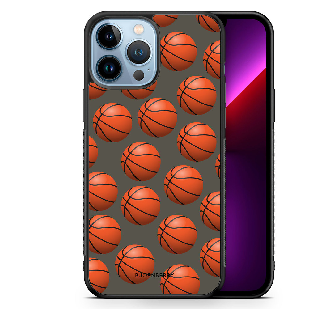 iPhone 13 Pro Max Case - Basketballs Pattern
