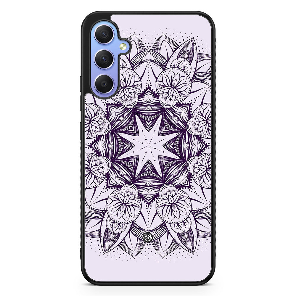Samsung Galaxy A34 5G Case - Purple Mandala