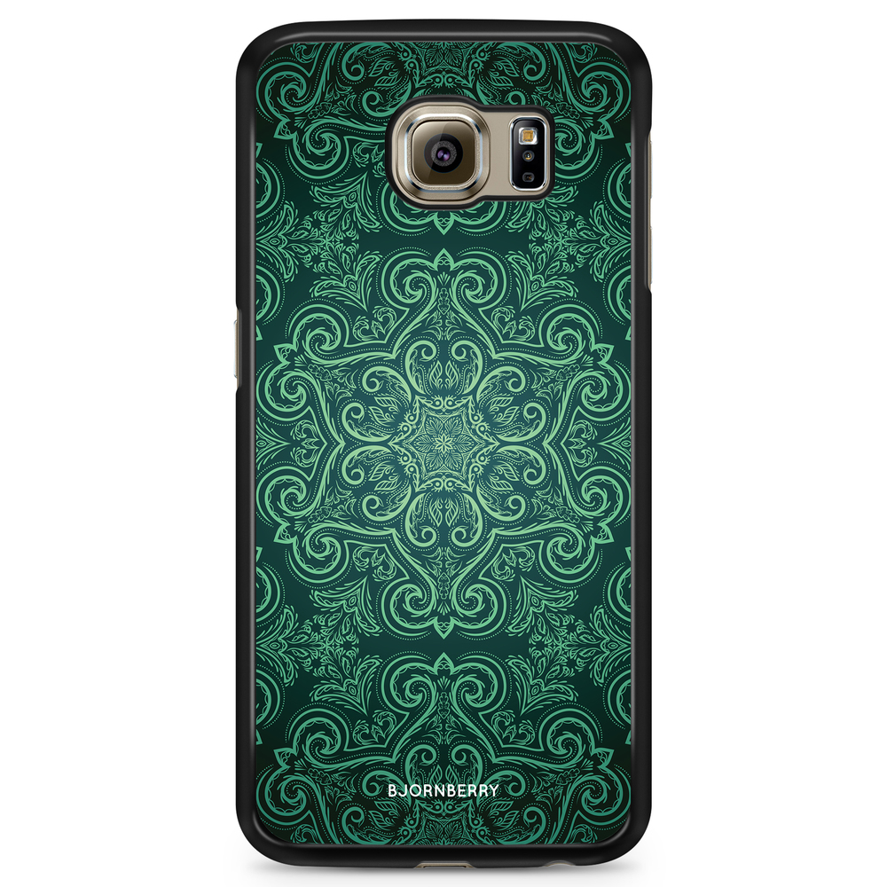 Samsung Galaxy S6 Edge+ Case - Green Retro Pattern