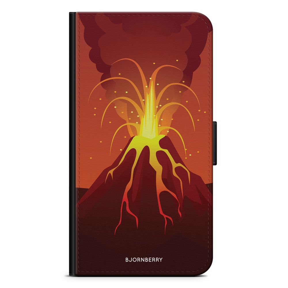 Samsung Galaxy J6 Plånboksfodral - Teknad Vulkan