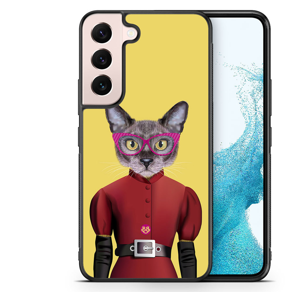 Samsung Galaxy S23 5G Case - Hipster Cat