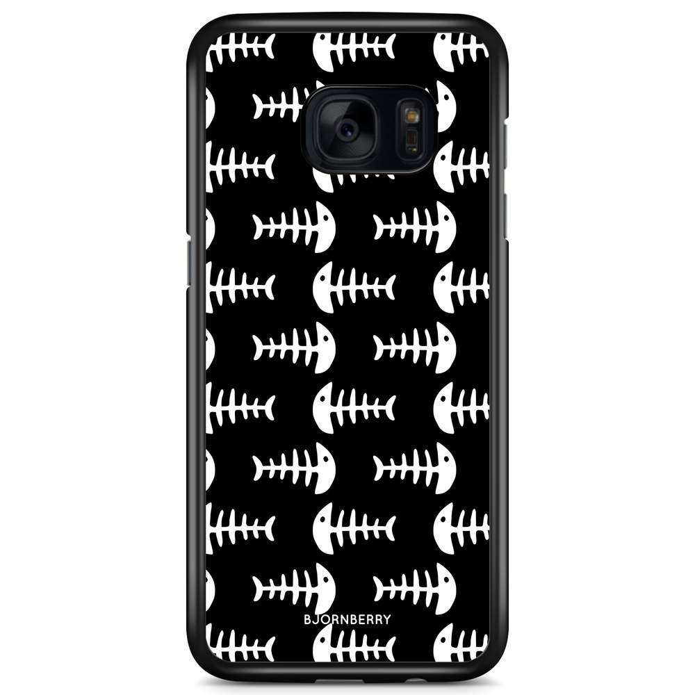 Samsung Galaxy S7 Edge Case - Fish Skeleton