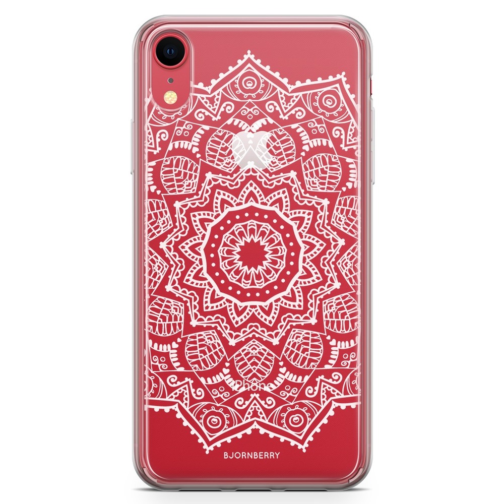 iPhone XR Fashion Case - White Mandala