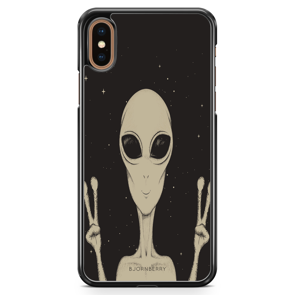 iPhone XS Max Case - Peace Alien