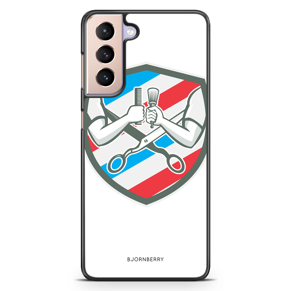 Samsung Galaxy S21 Case - Barber Logo