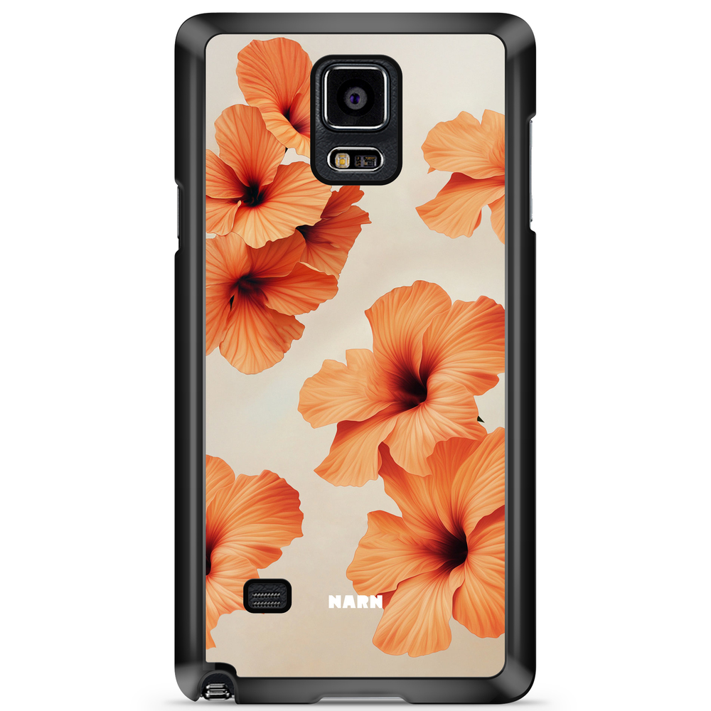 Samsung Galaxy Note 4 Case - Hibiscus Era - Papaya
