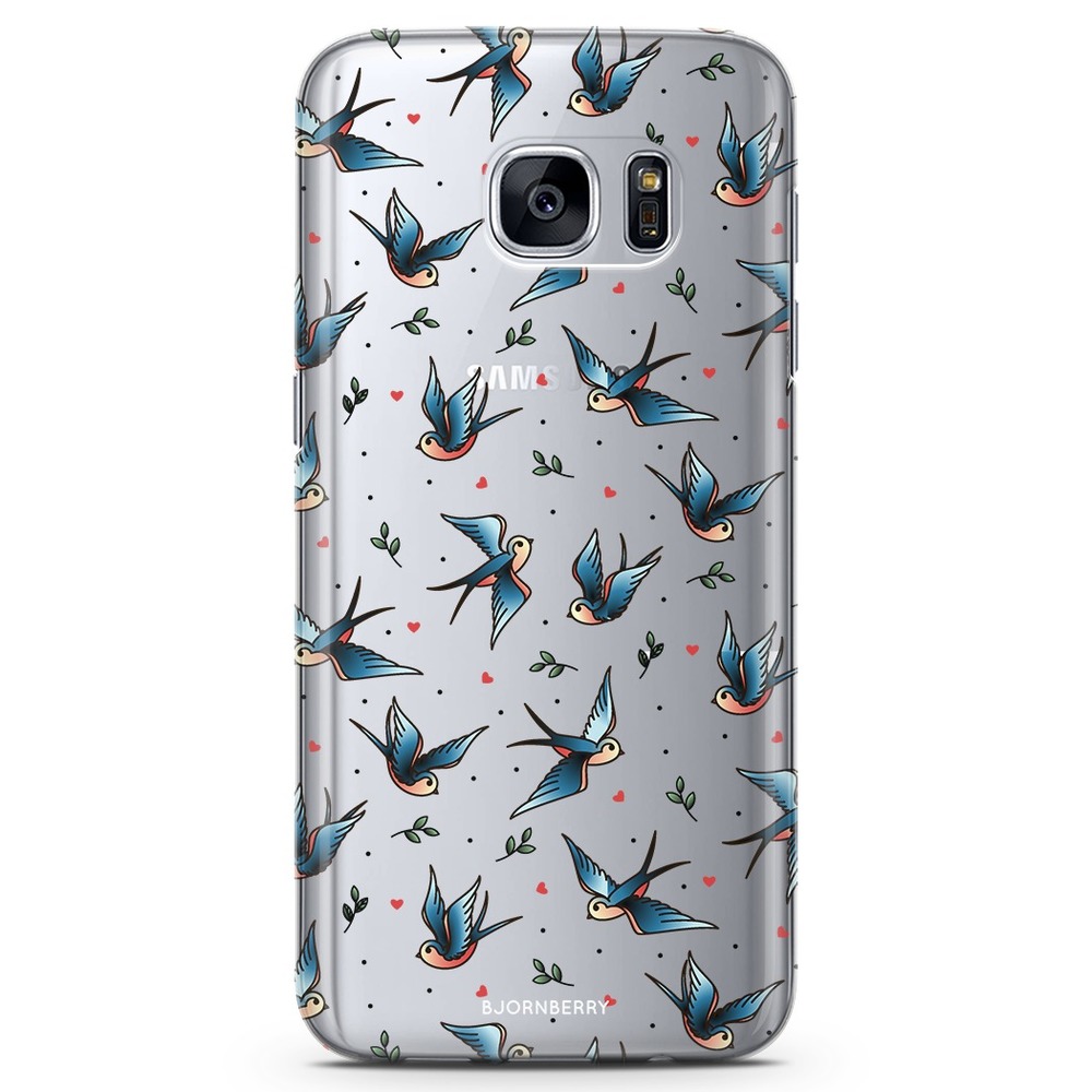 Samsung Galaxy S6 Edge TPU Case - Swallows