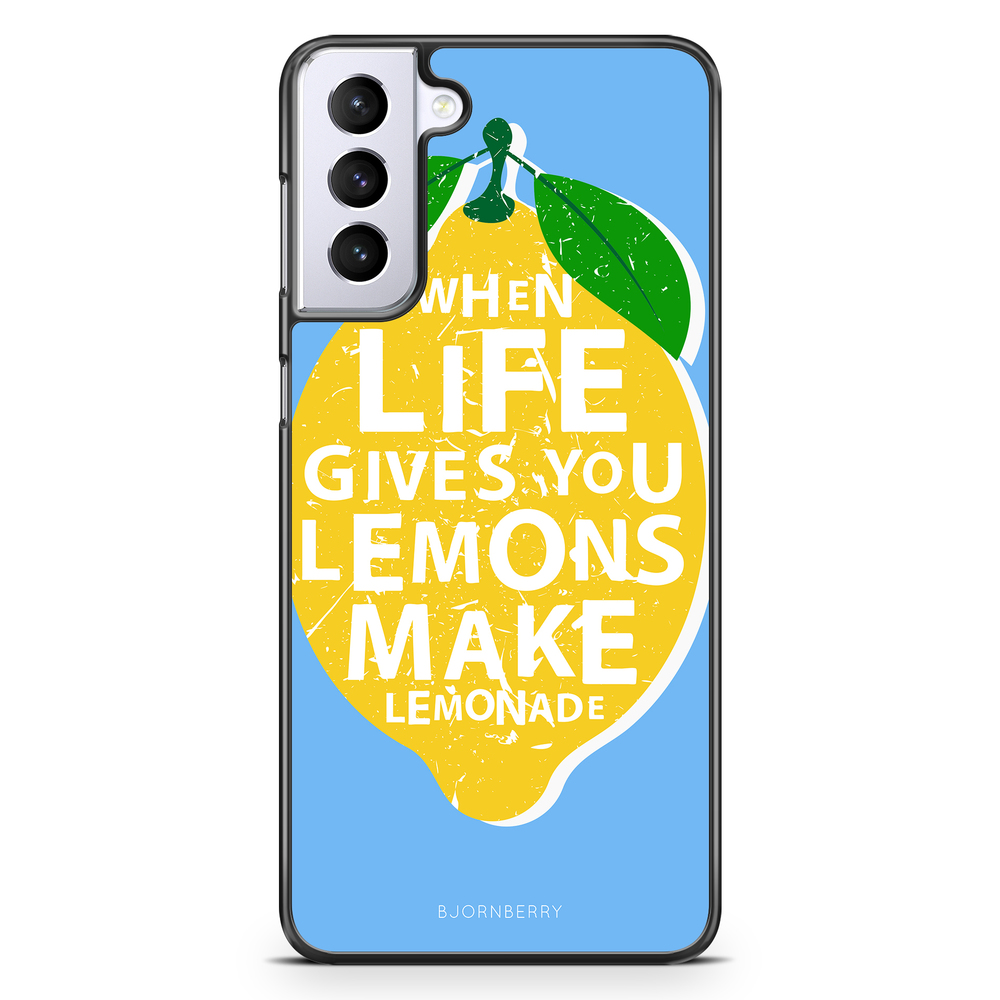 Samsung Galaxy S21 Plus Case - Lemon Quote