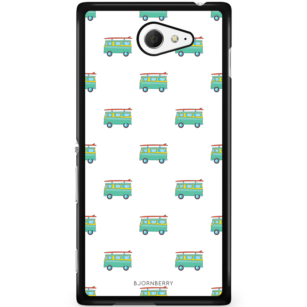 Sony Xperia M2 Aqua Case - Surfboard Pattern