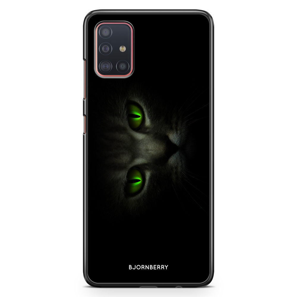 Samsung Galaxy A51 Case - Green Cat Eyes