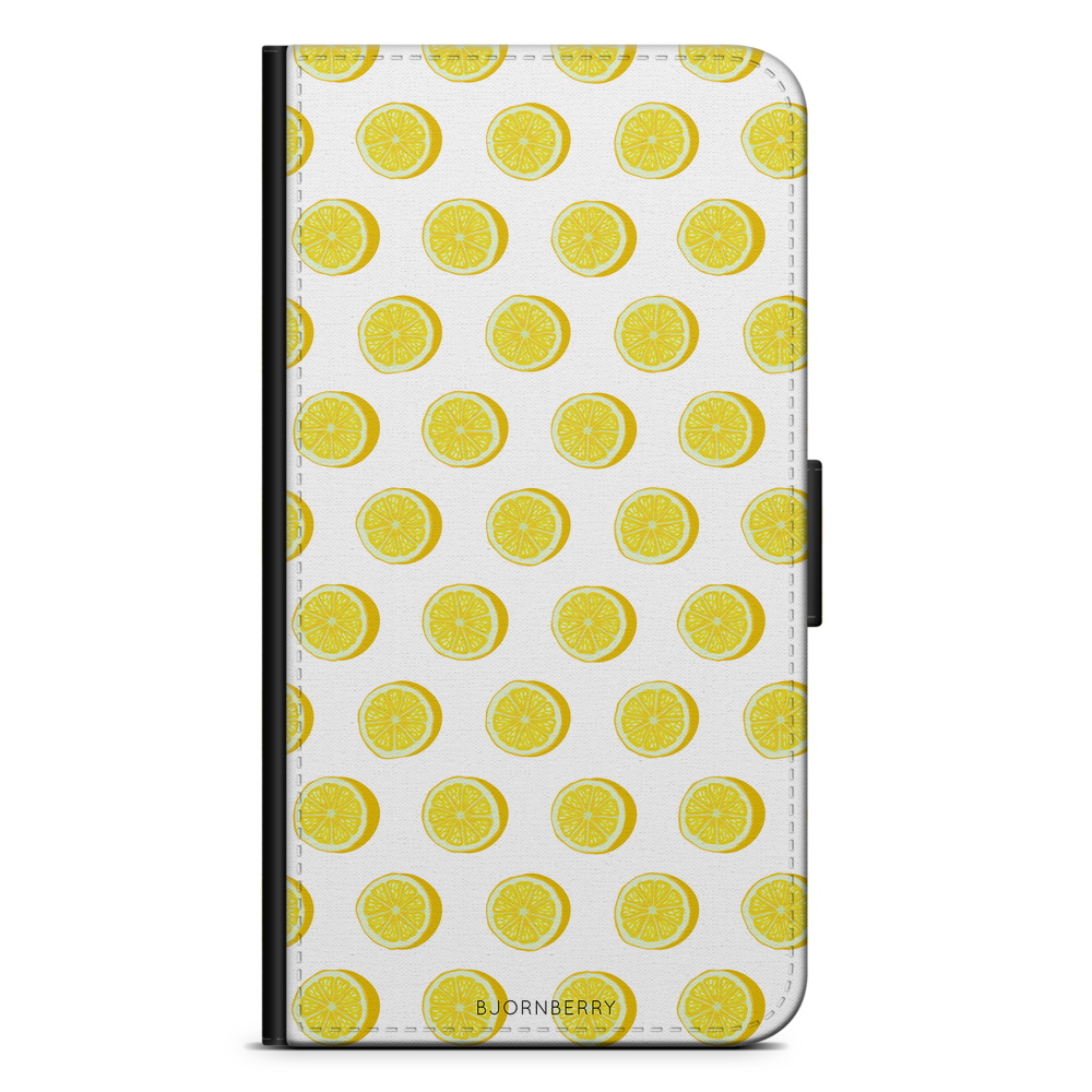 LG G5 Wallet Case - Lemon Pattern