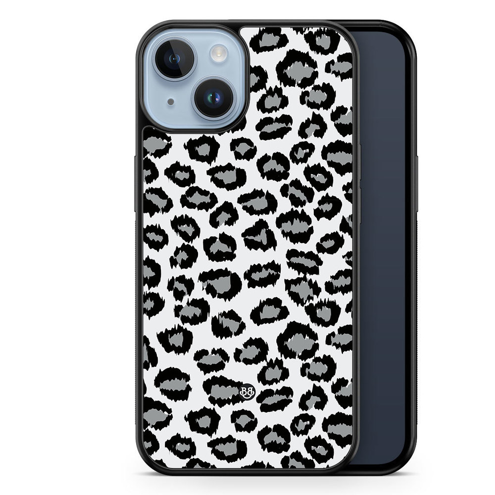 iPhone 14 Plus Case - Gray Leopard