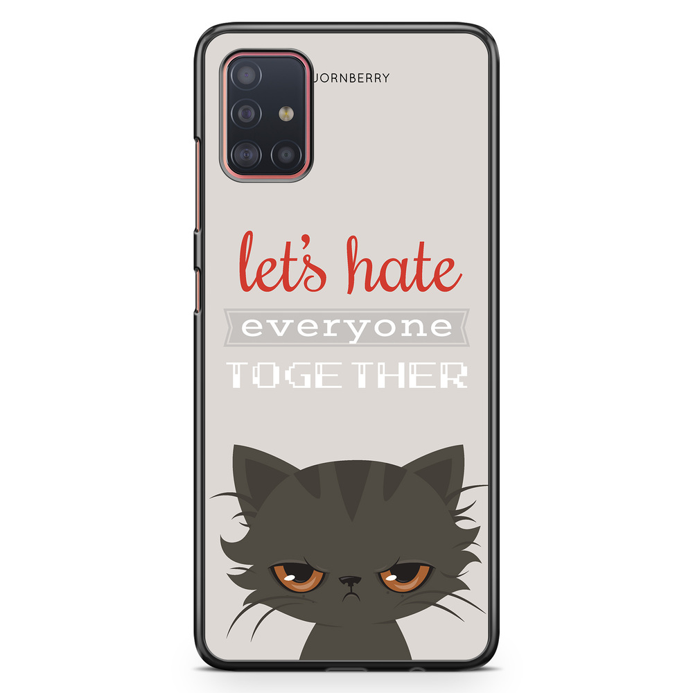 Samsung Galaxy A51 Case - Angry Cat