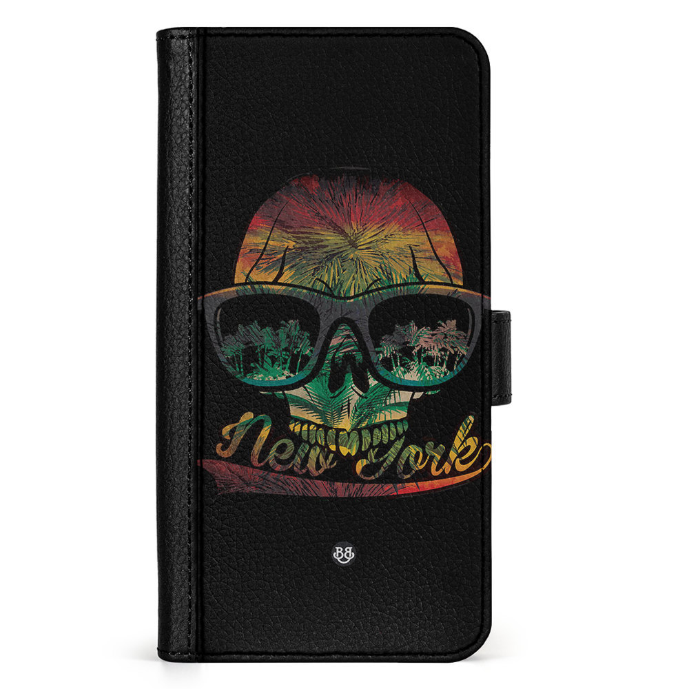 Nothing Phone (2) Wallet Case - New York Skull