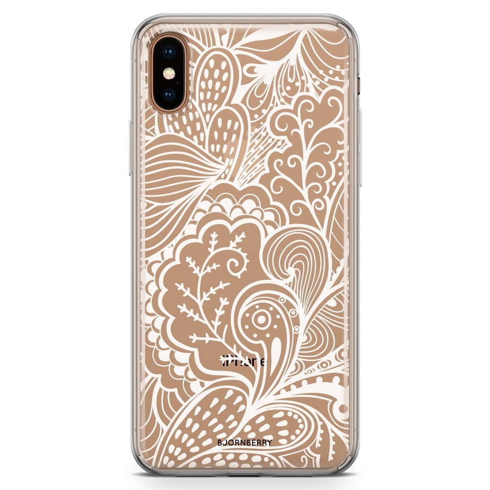 iPhone Xs Max Fashion Case - White Flowers
